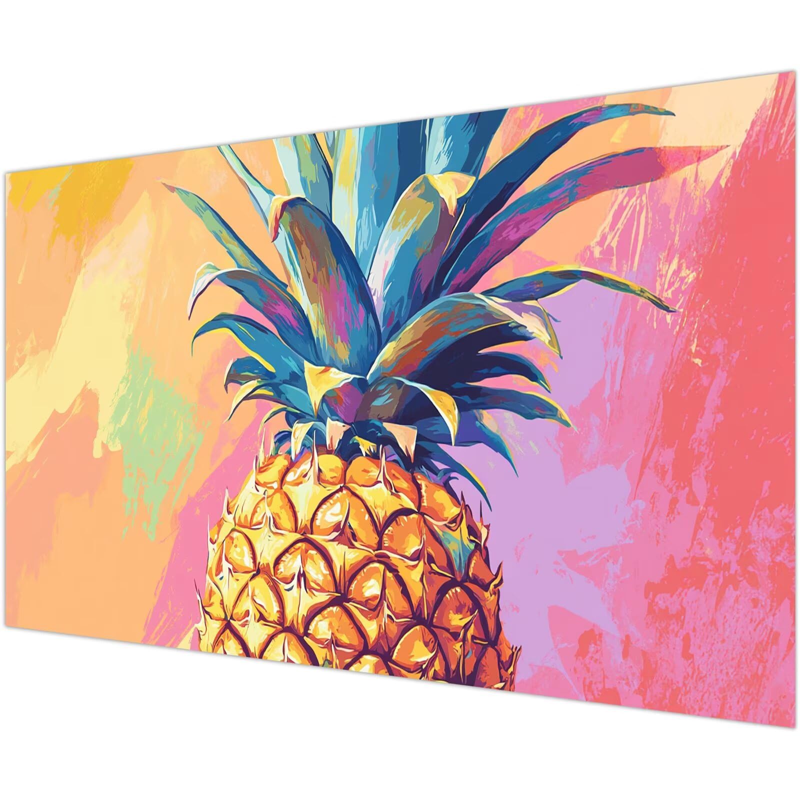 Diament Malarstwo Ananas Diament Malarstwo Dorosły Kolorowe DIY Pełne wiertło Kwadratowy zestaw diamentów Klejnot Zestaw Ścieg Krzyż Kryształ Rzemiosło Wystrój domu, Kreatywne hobby Prezenty dla