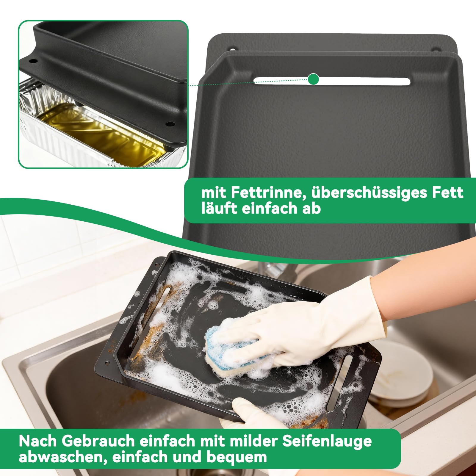 WELL GRILL Żeliwna płyta Plancha do grilla elektrycznego Severin Sevo, płyta grillowa, mata grillowa, akcesoria do grilla Severin Sevo 8106 8107 8138 8119, 34,5 x 19 cm