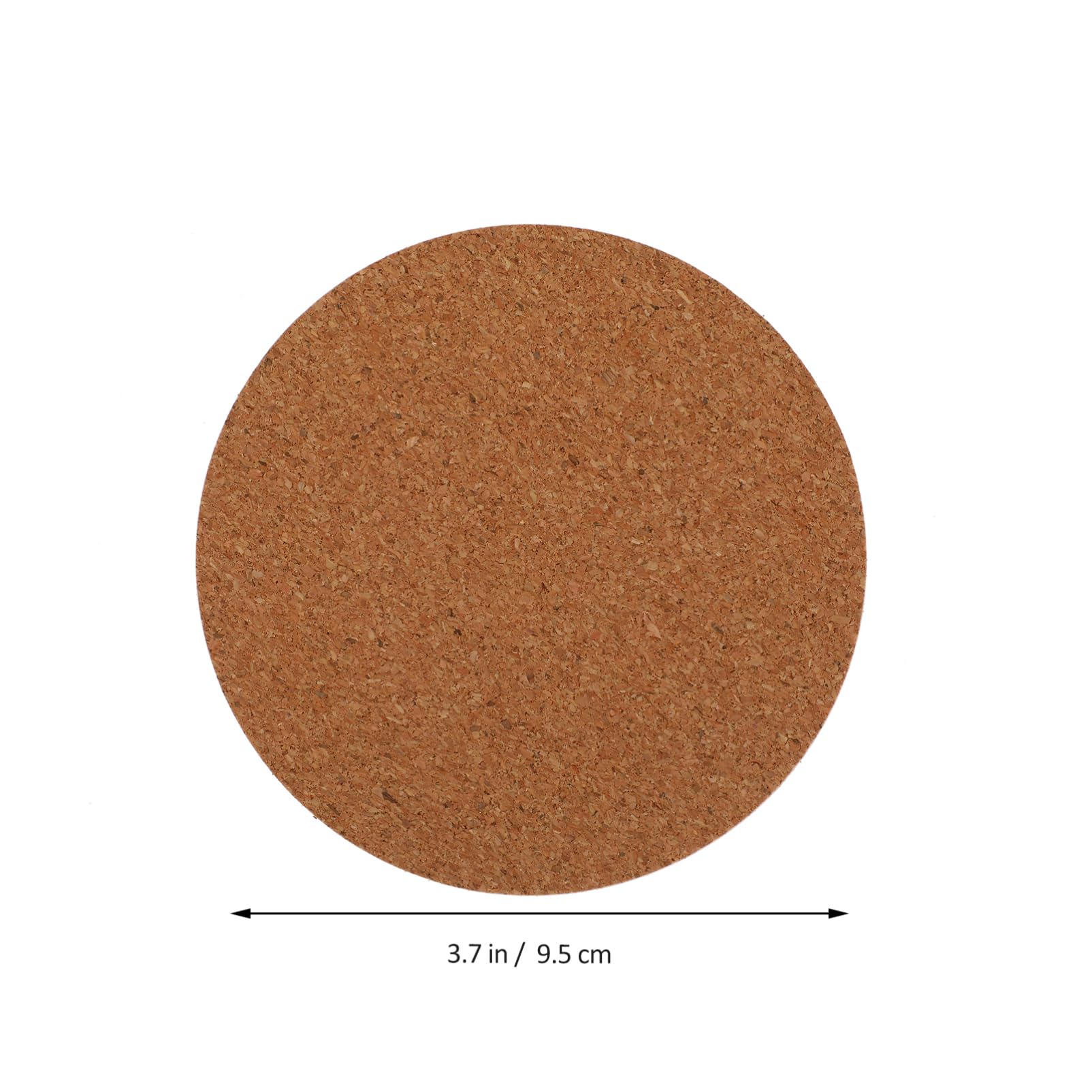 5 Sätze Untersetzer Aus Kork Tassenpads Für Zu Hause Runde Schalenmatten Tassenuntersetzer Für Die Küche Kaffee-untersetzer Für Zu Hause Saugfähiger Kork Light Brown 60 Stück * 5