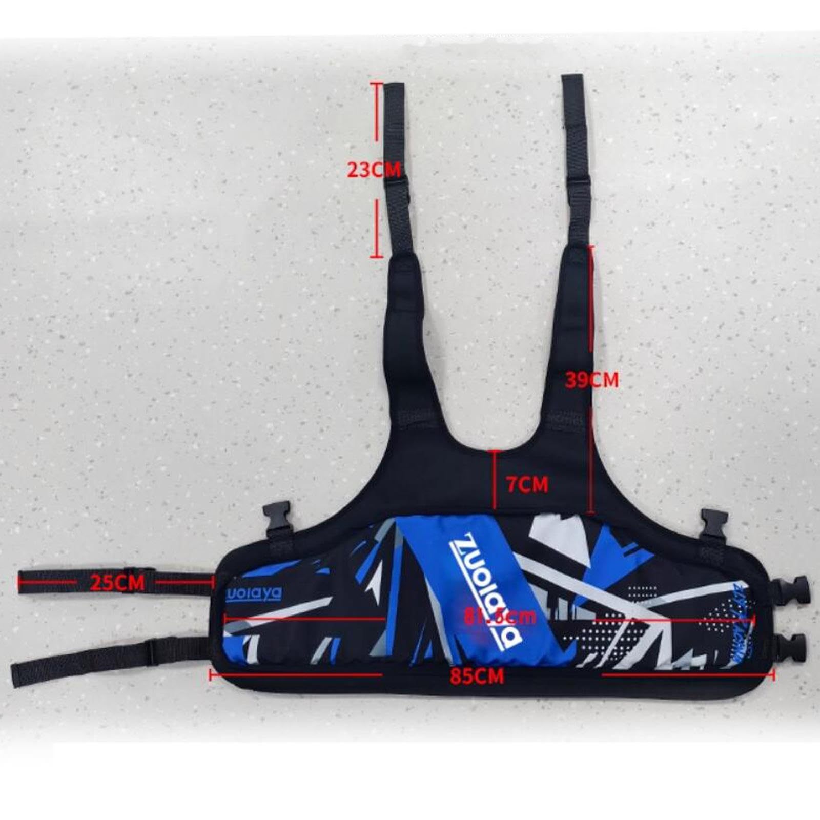 Karting Protezione Costole Adulto Go Kart Pettorina Protettiva Ergonomica Accessorio Regolabile Materiale Poliestere Traspirante Adatto a Uomini E Don, Blu