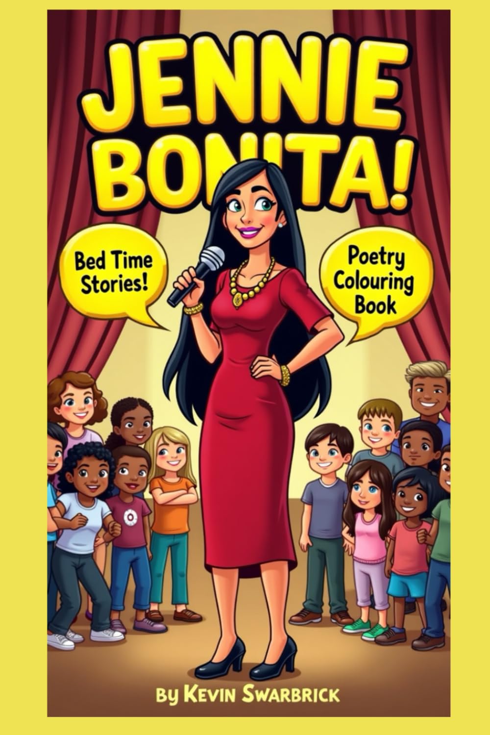 Jennie Bonita Bed Time Story: Poetry Colouring Book