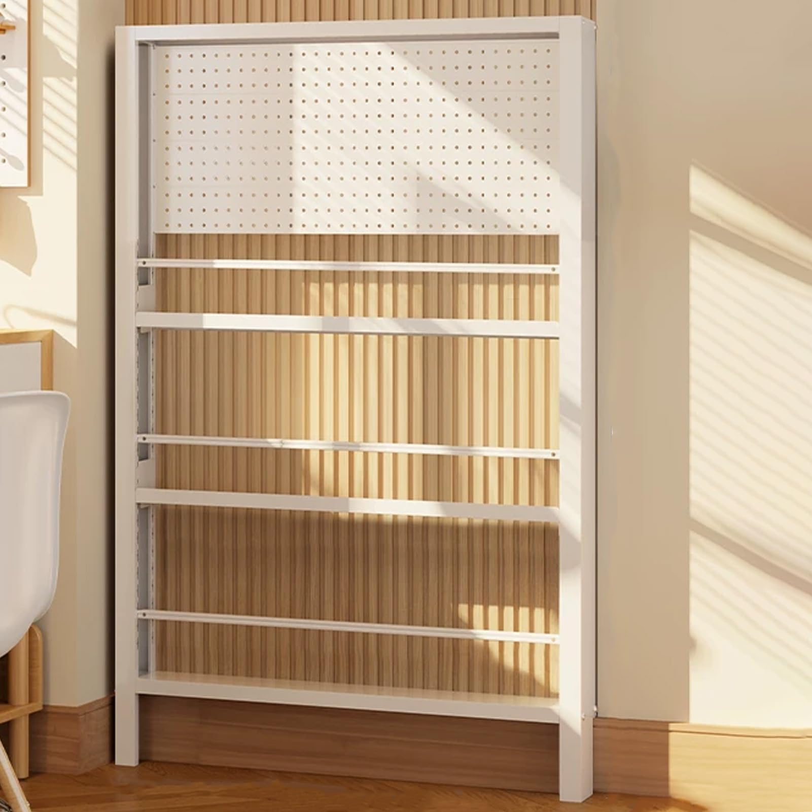 Portaoggetti Dietro La Porta, Portaoggetti Dietro La Porta in Metallo con Portaoggetti in Pannello Traforato, Organizzatore for Portaoggetti Dietro La Porta for Bagno(31.5x47.2in/80x120cm)