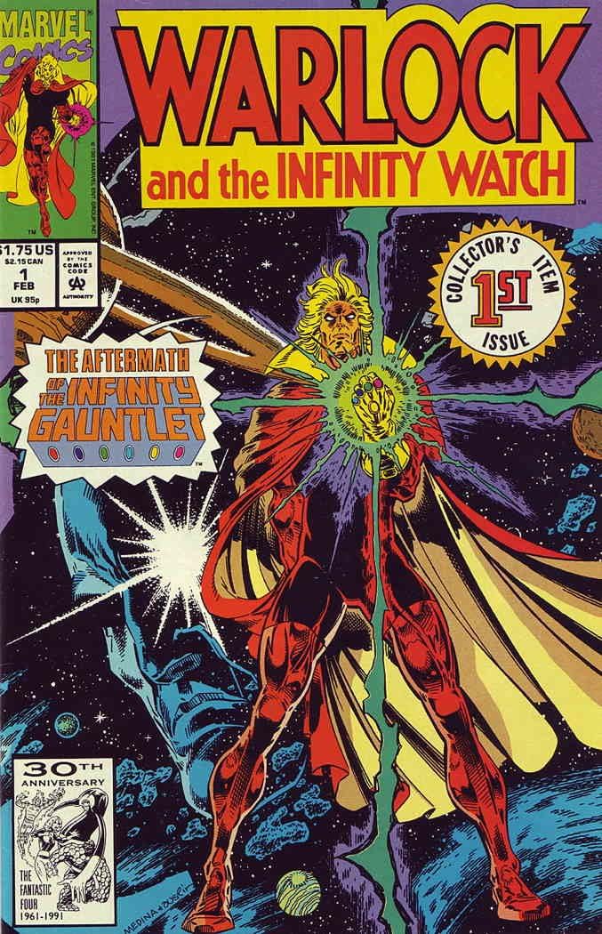Warlock and the Infinity Watch #1 FN ; Marvel comic book | Jim Starlin Infinity Gauntlet Aftermath Thumbnail