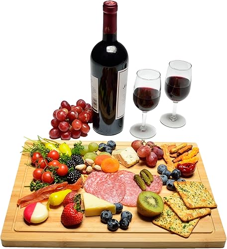 Miniatura 4 de Picnic at Ascot Penn State - Tabla de cortar grande con licencia de Nittany Lions de bambú para queso/embutidos de 15 x 11 pulgadas