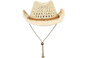 Straw Cowboy Hat for Little Girls and Boys