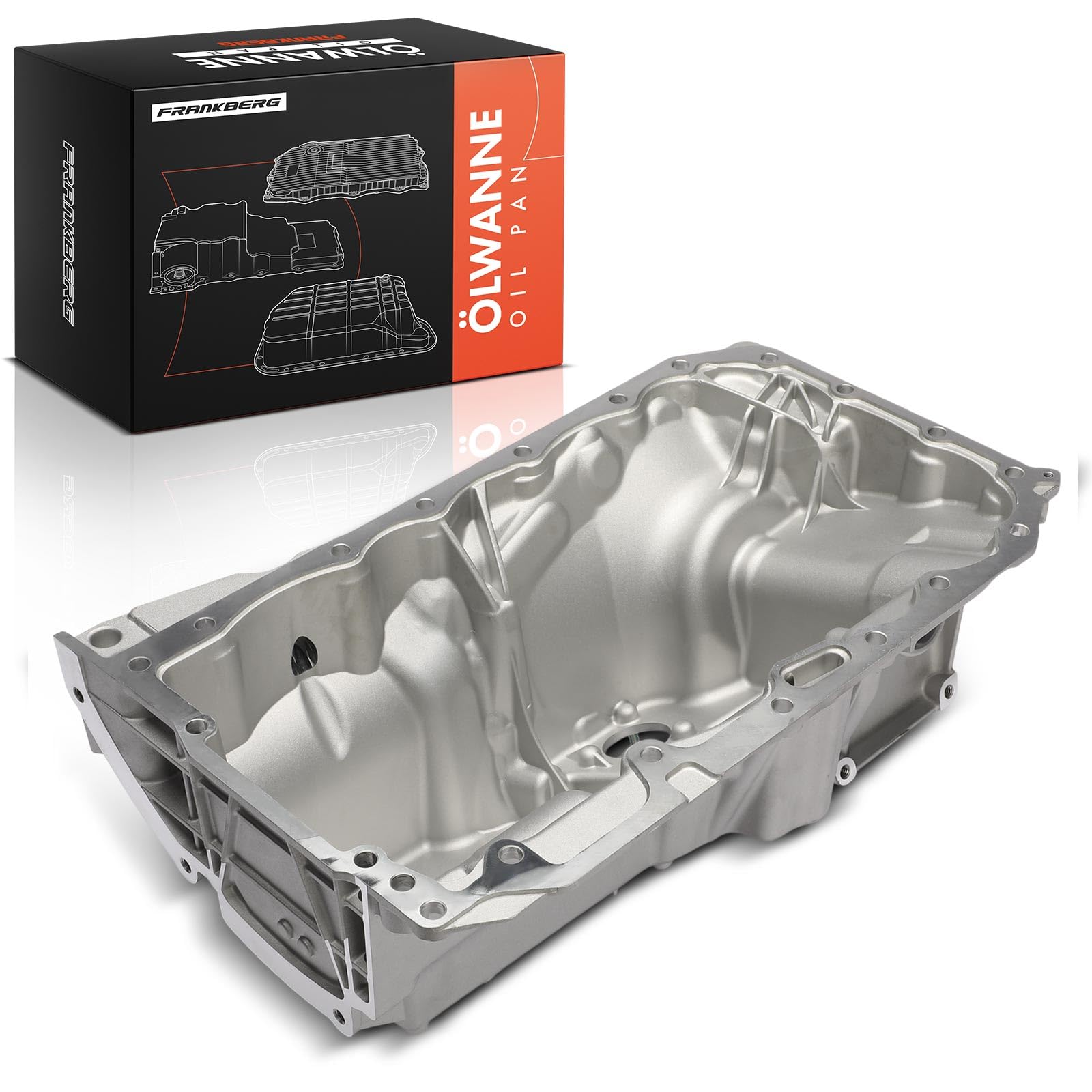 Frankberg Coppa dell'olio coppa dell'olio motore diesel 11137812361 | Compatibile con: Serie 5 F10, Serie 5 Touring F11