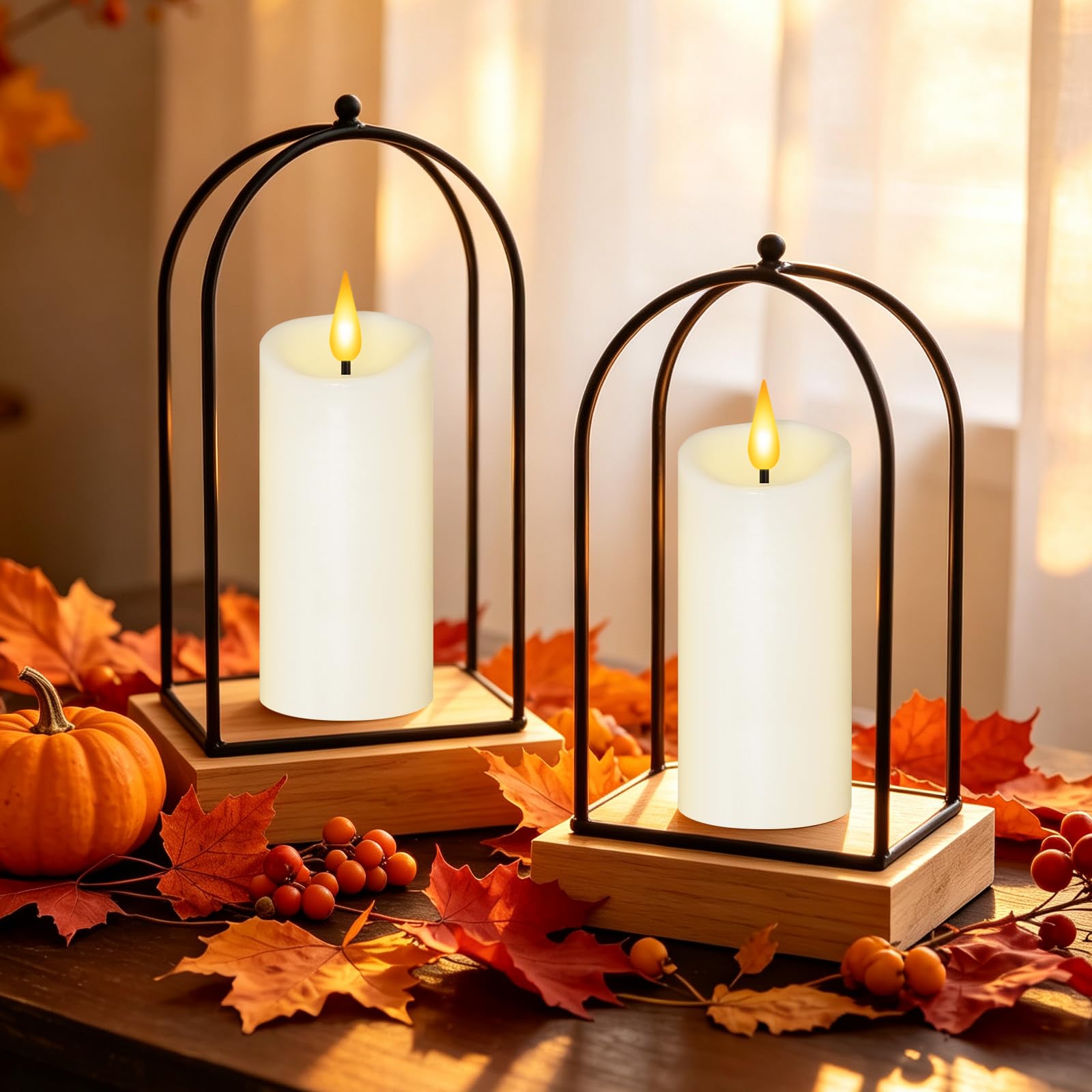 Wiederaufladbare flammenlose Kerzen mit Fernbedienung und Timer, 3er-Pack (D 3'‚ × H 4‘'5'‚6‘') – flackernde LED-Stumpenkerzen mit USB-C-Anschluss, mit echtem Wachs überzogen
