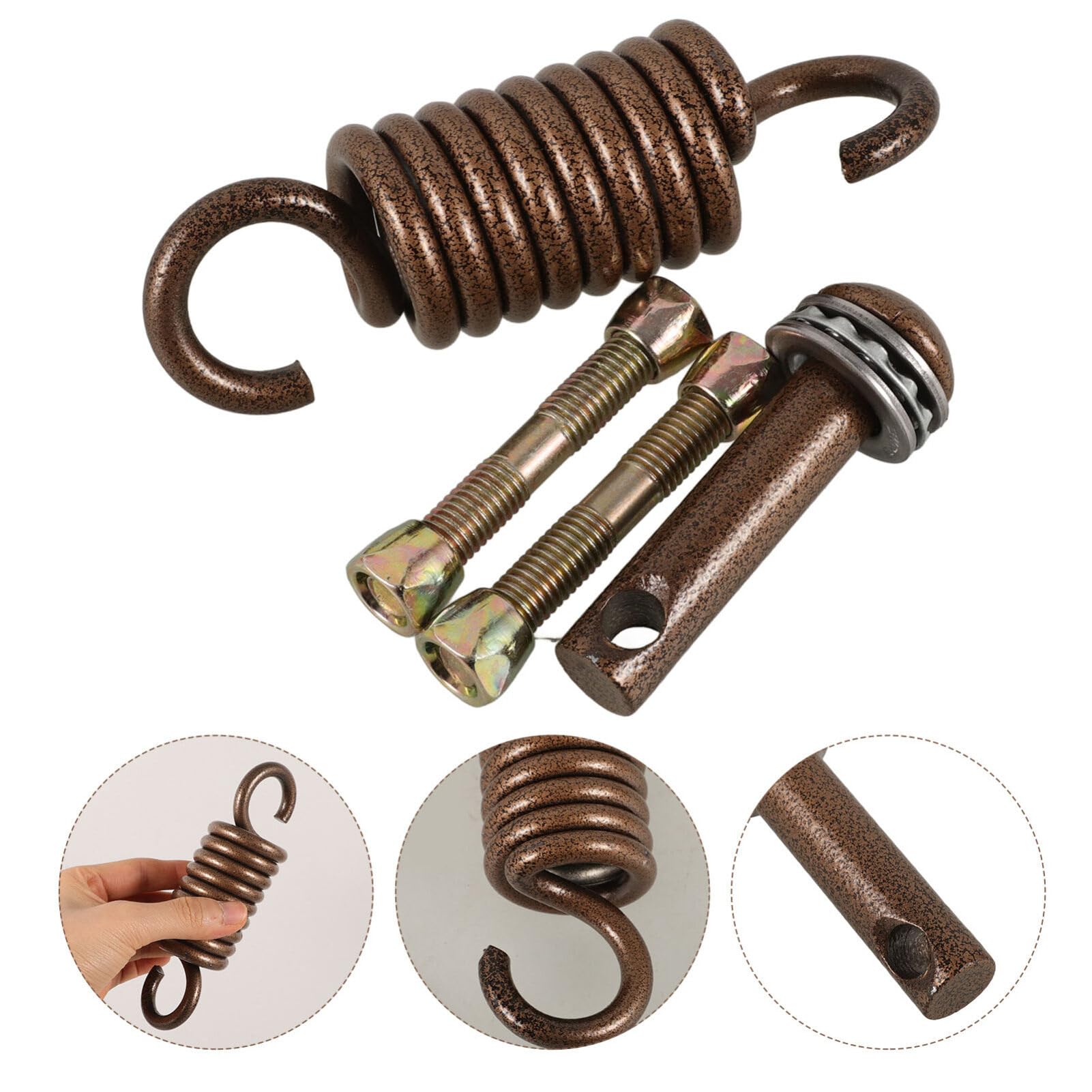 Kit de Resortes para Columpio de Porche, 1 Juego de Acero
