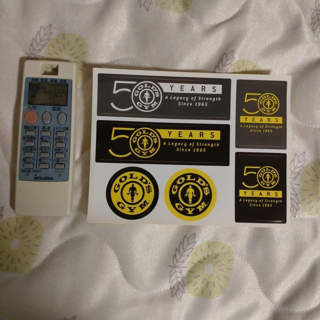GOLD'S GYM ステッカー　レア元祖当時物 GOLD'S GYM - ゴールドジムステッカーの通販 by ひろ嶋