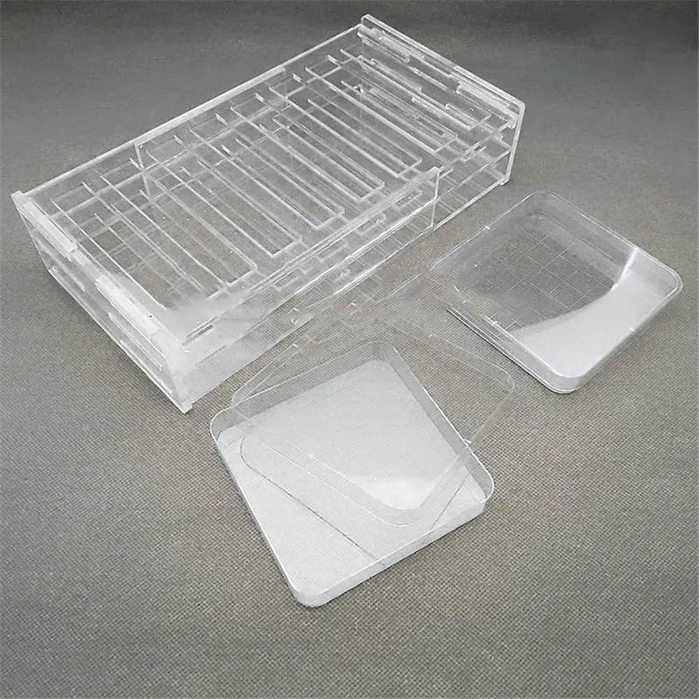 Equipos y suministros de laboratorio 1 soporte for cultivo de laboratorio cuadrado 5/8/10 orificios (100 x 100 mm) y 130 mm vidrio orgánico