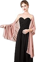 Vista 2 de Chales/mantones de gasa suave para vestidos, accesorios de mujer Rubor