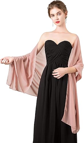 Miniatura 2 de Chalesmantones de gasa suave para vestidos accesorios de mujer