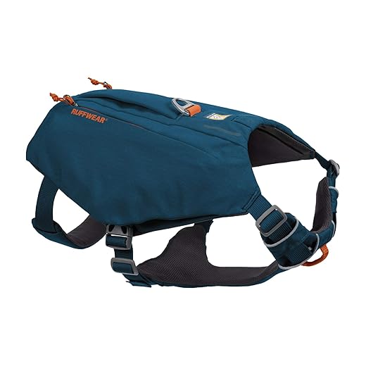 Ruffwear, Switchbak Dog Harness, Pack & Harness Hybrid for Day Trips & Everyday Use, Blue Moon, Large/X-Large