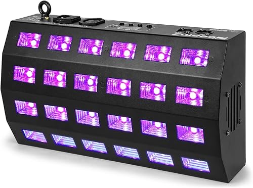 Beamz BUV463 LED Strobe 24x3W DMX Standalone DMX-KanA le 85W schwarz