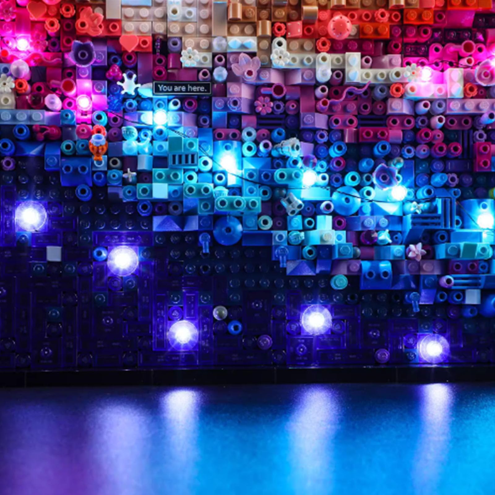 MENZAVA Kit di Illuminazione a LED Compatibile con LEGO 31212 Via Lattea Art Modello da Costruire - Set di luci per a LED Il Modello (Non includere Il Modello