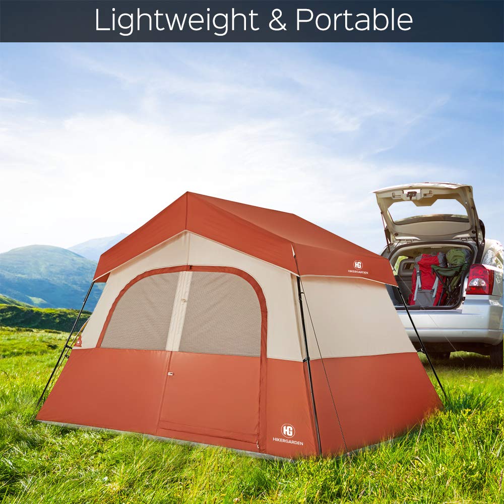 TOMOUNT 5 Person Tent - Easy & Quick Setup Camping Tent
