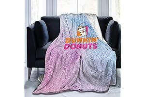 Dompilc MichaelMichaels Dunkin Donuts Lightweight Throw Blanket for Women Men and Kids 50"x40"