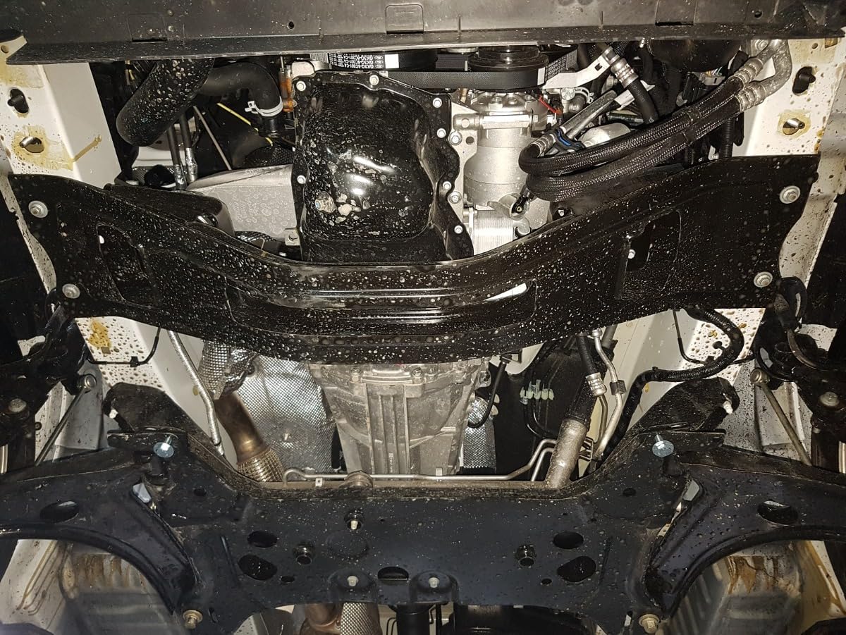 Protección inferior de motor de acero compatible con Ford Transit Custom (2013-2019)