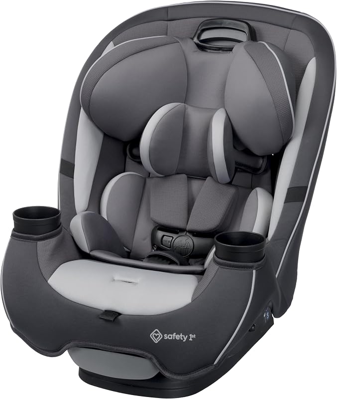 Grow and Go All-in-One Convertible Car Seat, Rear Facing, 5-40 lbs, Forward Facing (30–65 lbs), High Back Booster Seat 40-100 pounds, Iron Frost