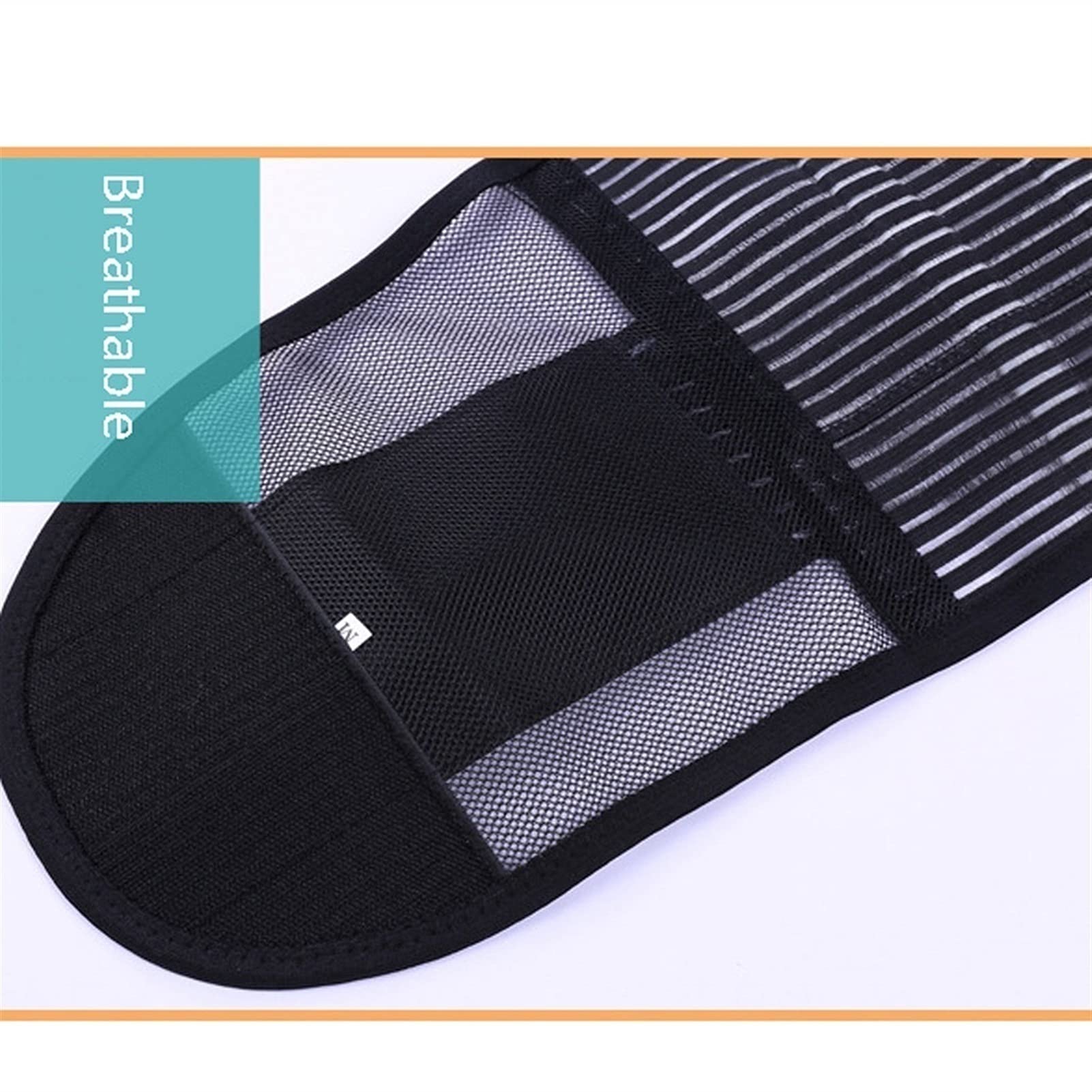 Soporte de Espalda para aliviar el Dolor de Espalda Baja - Cinturón de Soporte Lumbar para Adelgazar Abdomen Cintura Trimmer Correas de Ajuste Doble para Hombres y Mujeres Cintura (XL) ()