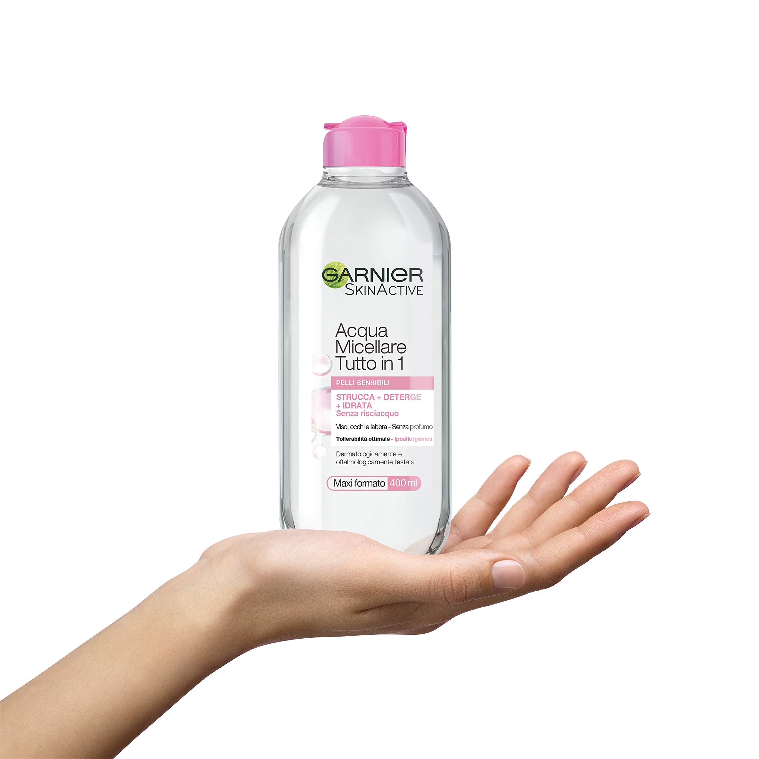 Garnier Kit Acqua Micellare Tutto In 1, Strucca, Deterge E Idrata Senza Risciaquo, 400 Ml, Confezione Da 3