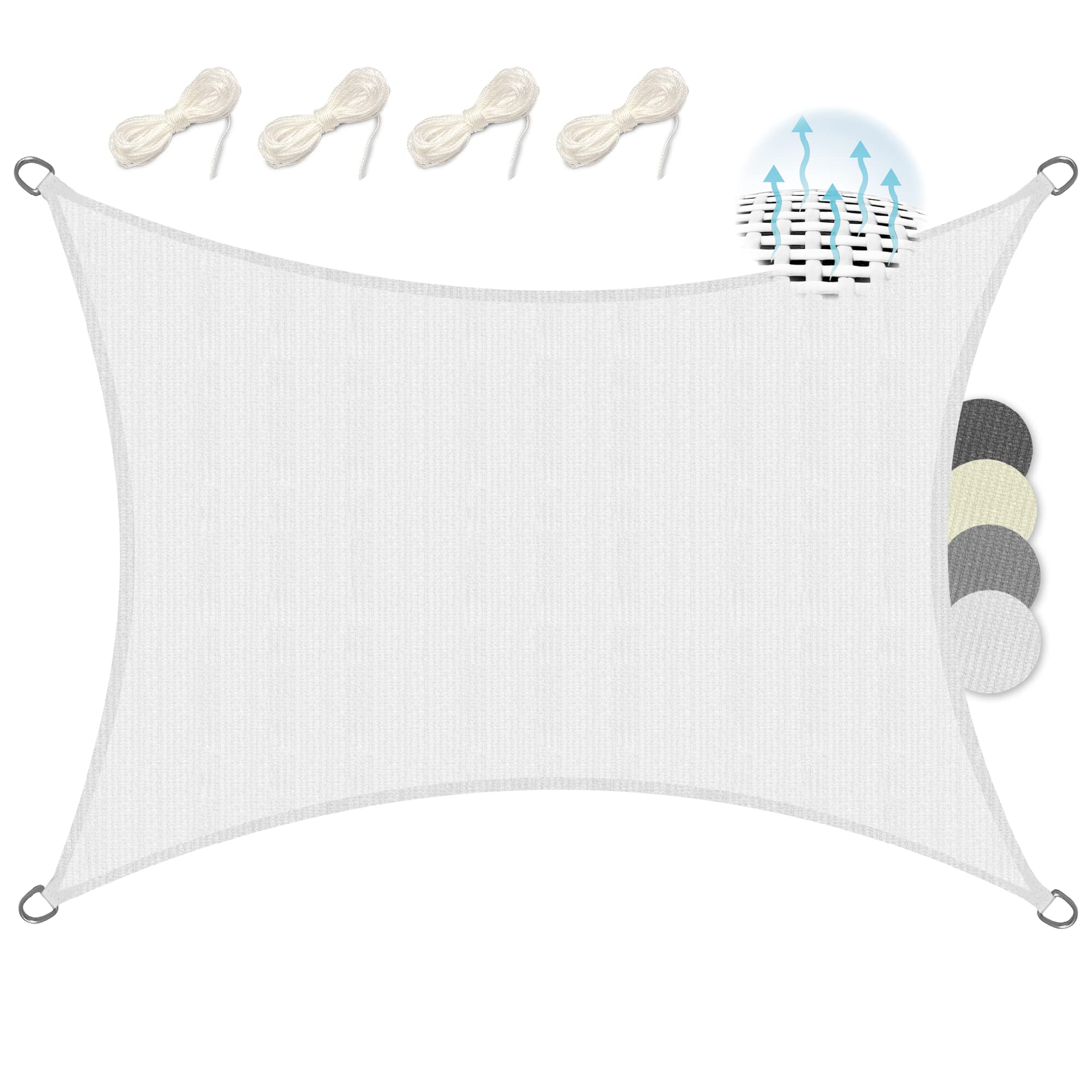 Buy Sol Royal SolVision HS9 Rectangular Sun Shade Sail 4x3 m HDPE