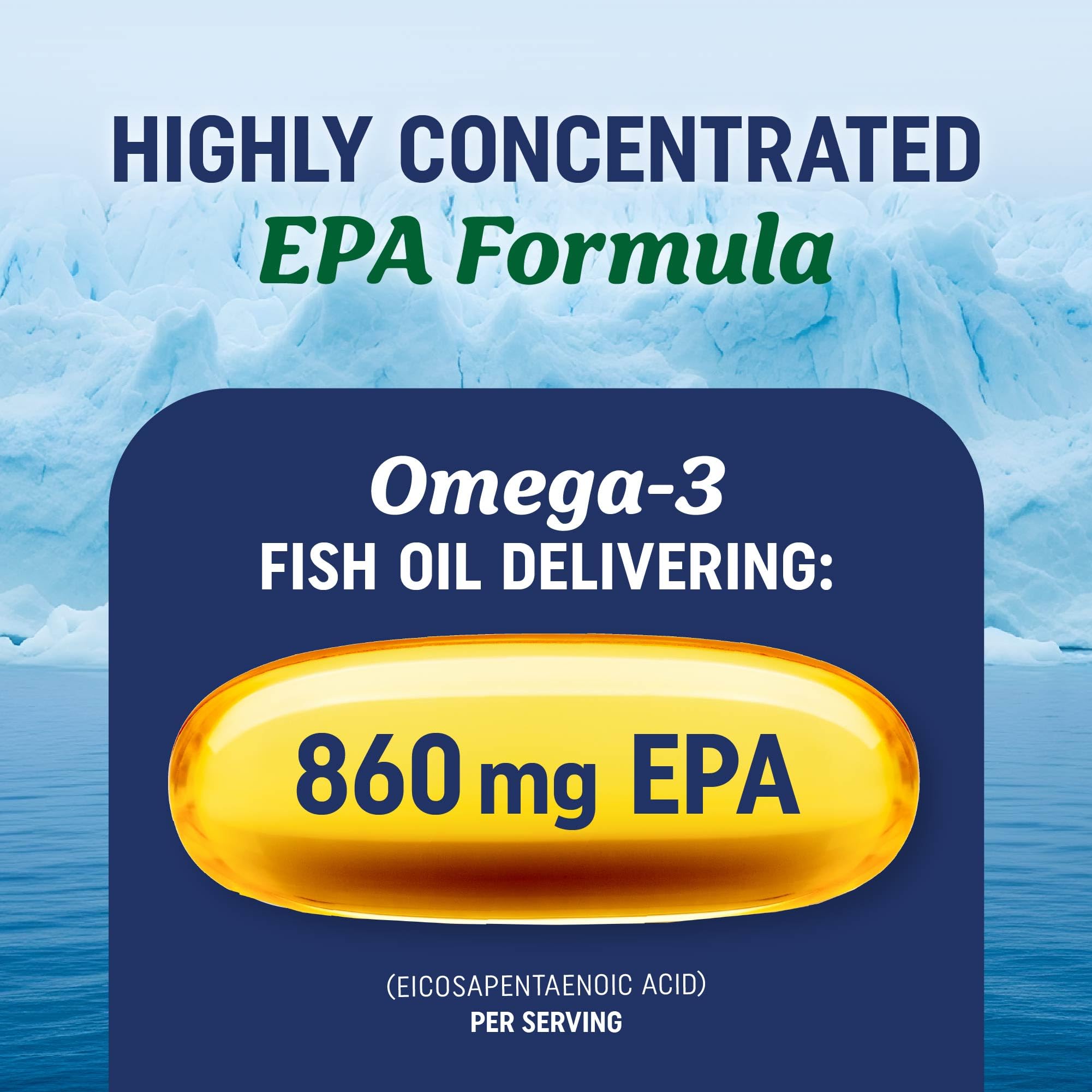 EPA Ultra 1105MG, Heart Health & Cellular Support, Omega 3 Fish Oil, 60 Ct — Amazon image 2