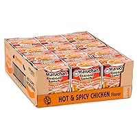 Vista 1 de Maruchan Almuerzo Instantáneo Sabor Pollo Picante, 2.25 Oz, Paquete de 12
