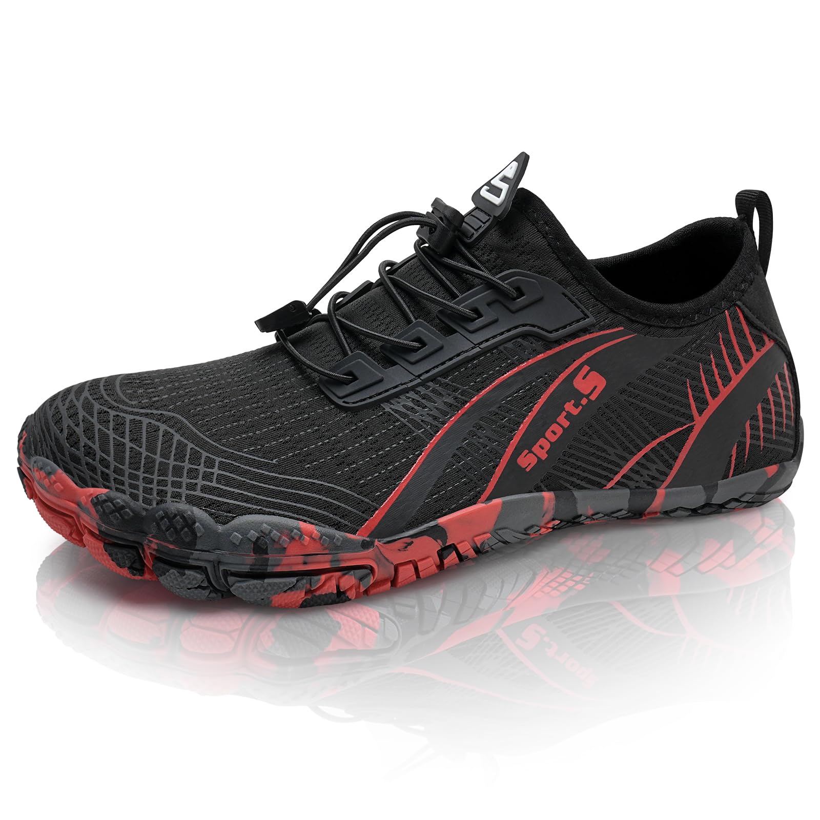 IceUnicorn Barfuss Schuhe Damen Walkingschuhe Barfußschuhe Herren Anfänger Bequeme Atmungsaktiv Gesunde