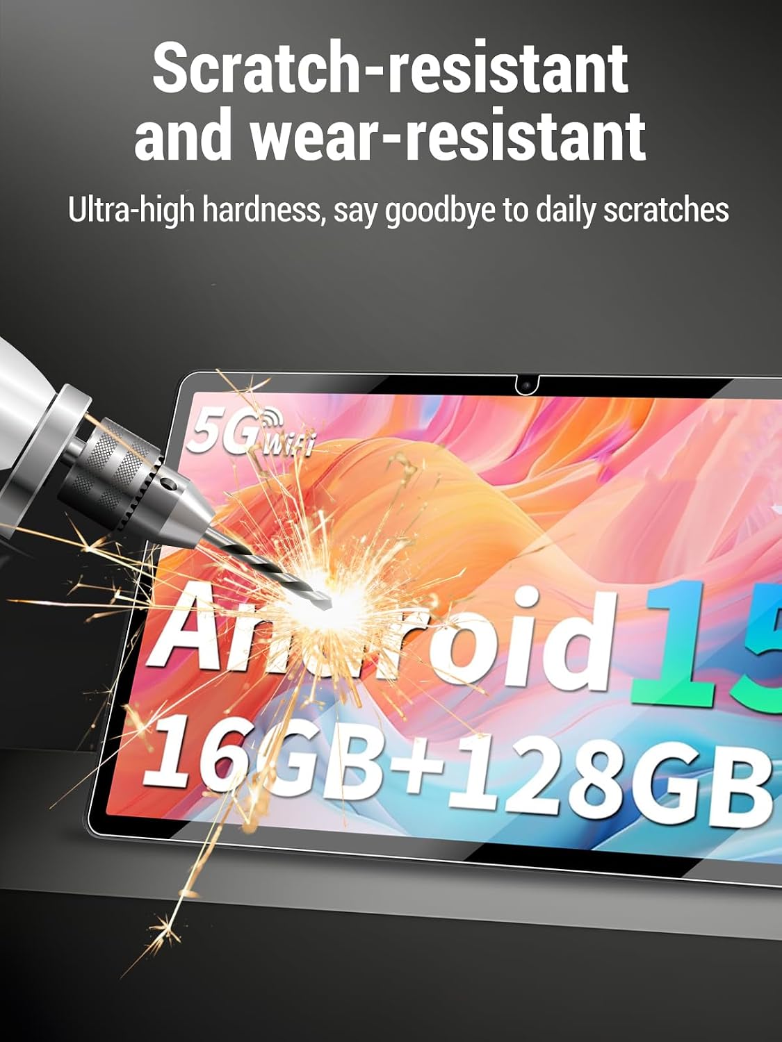 Screen Protector for Suicoey T618 (10 inch) Android 15 Tablet, 9H tempered glass, drop-proof, scratch-proof, bubble-free, 2 Pack. image 5