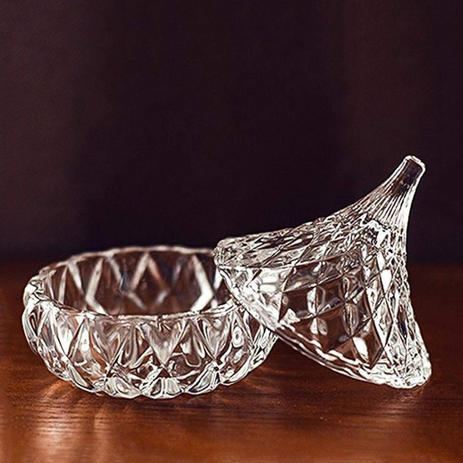 Pot de Sucre Col de Sucre en Verre avec Couvercle Bijoux JAR Colaire et café Sugar Bowl Le Meilleur Choix for Les Cadeaux de ménage for Amis Bol à Sucre