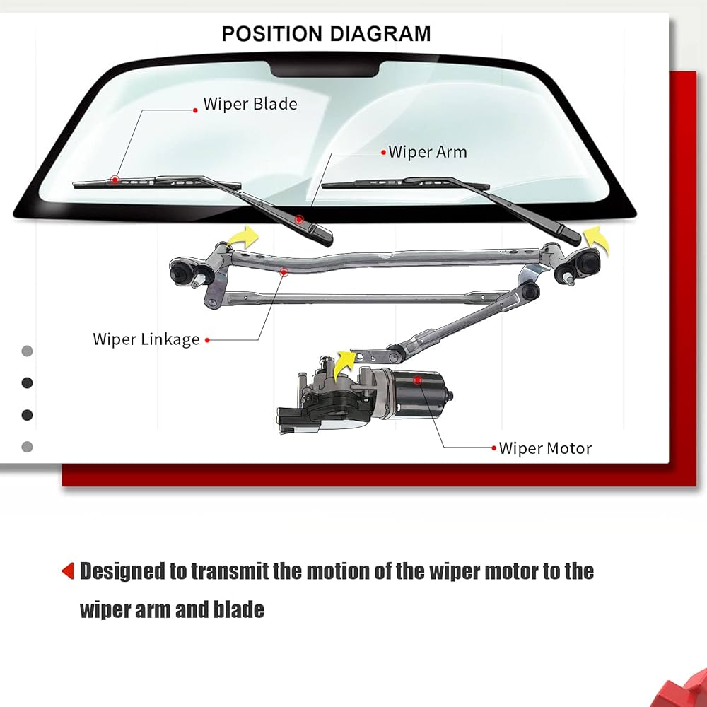 Apple - すいれん A-Premium Front Windshield Wiper Transmission Linkage