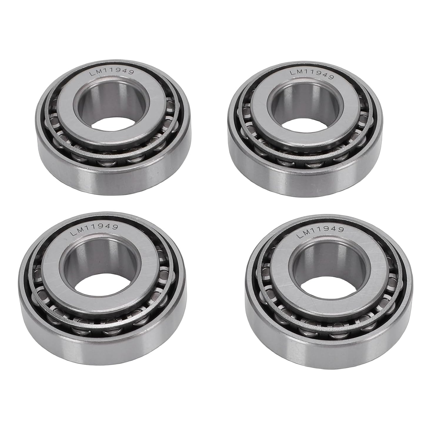 VINGVO Trailer Wheel Bearing Kit, Tapered Low Friction High Hardness Bearing Steel, Separable Design Set, Ideal for Trailer Axles 0.75 Inch