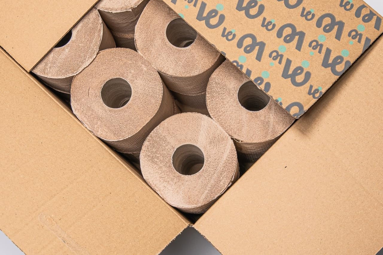 WIAR | Papel Higiénico Reciclado 100% Ecológico – Pack de 48 unidades | Rollos Suaves y Resistentes | Papel WC Sostenible y Natural | Sin Plástico ni Lejía | Fabricado Energías Renovables | FSC