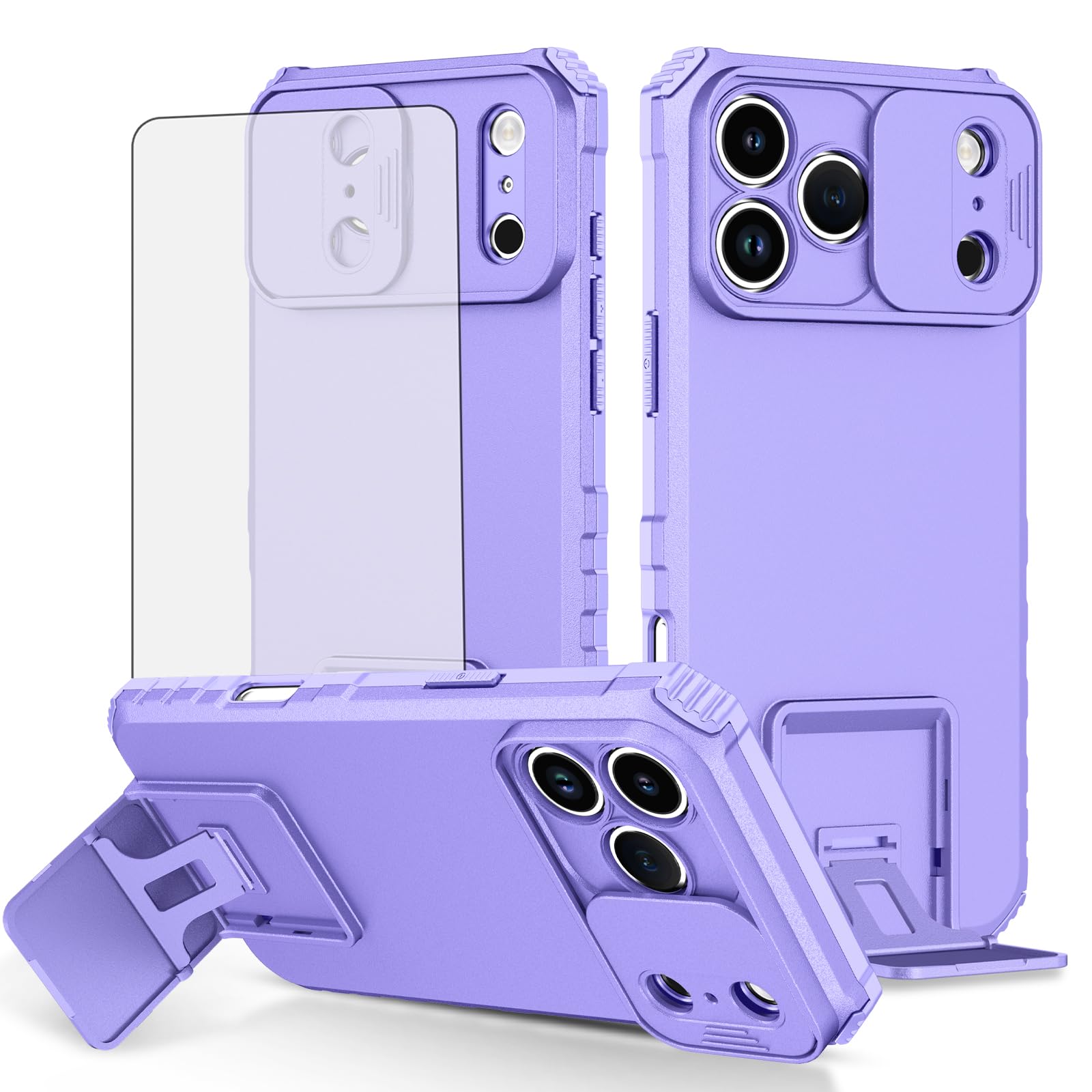Coque iPhone 17 Pro béquille et protège-objectif pour vos voyages - 8