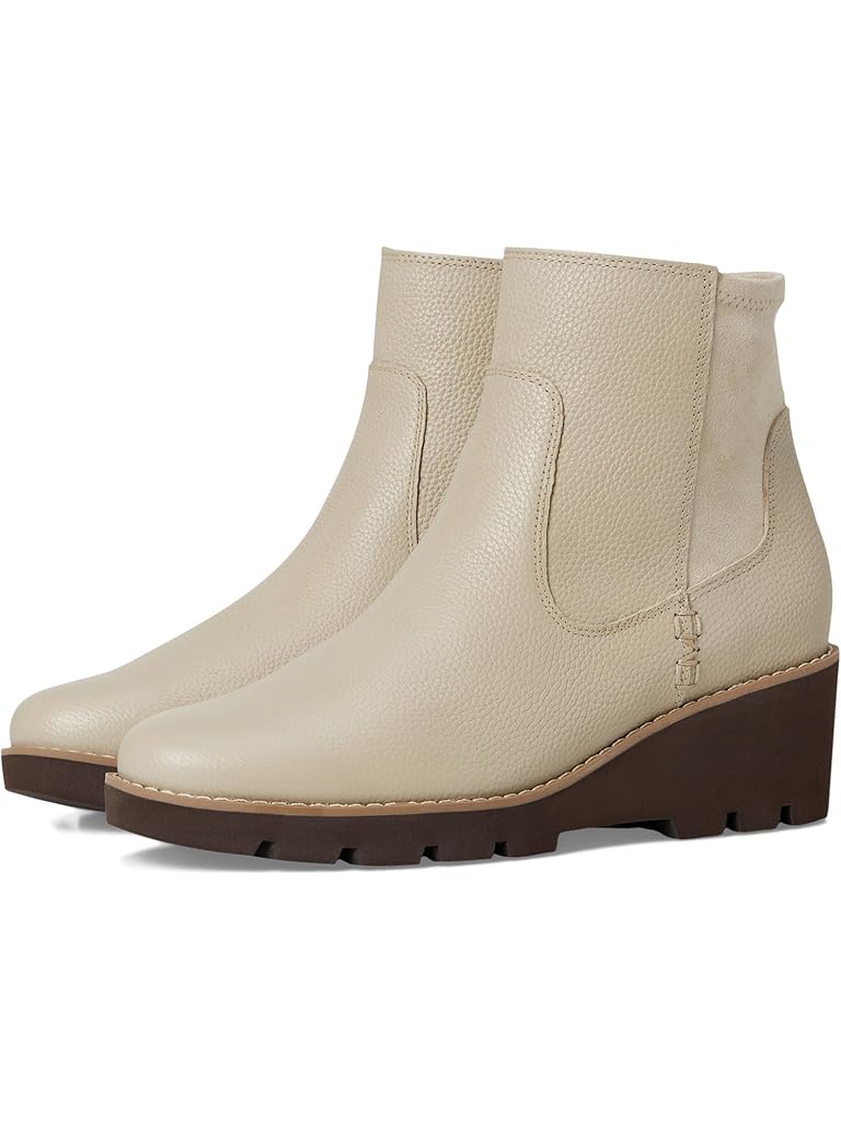 Brown VIONIC Ariana Zip Short Boots