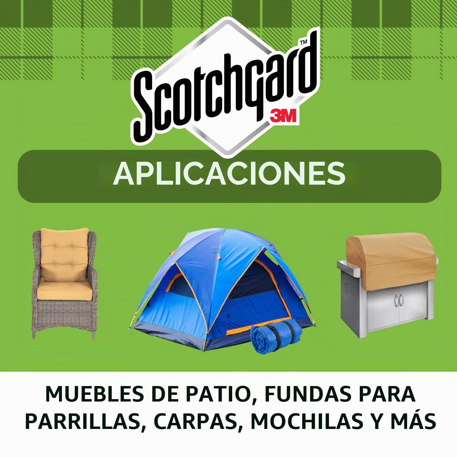 Scotchgard Spray Repelente al Agua 400 ml Protección Intensa para Exteriores