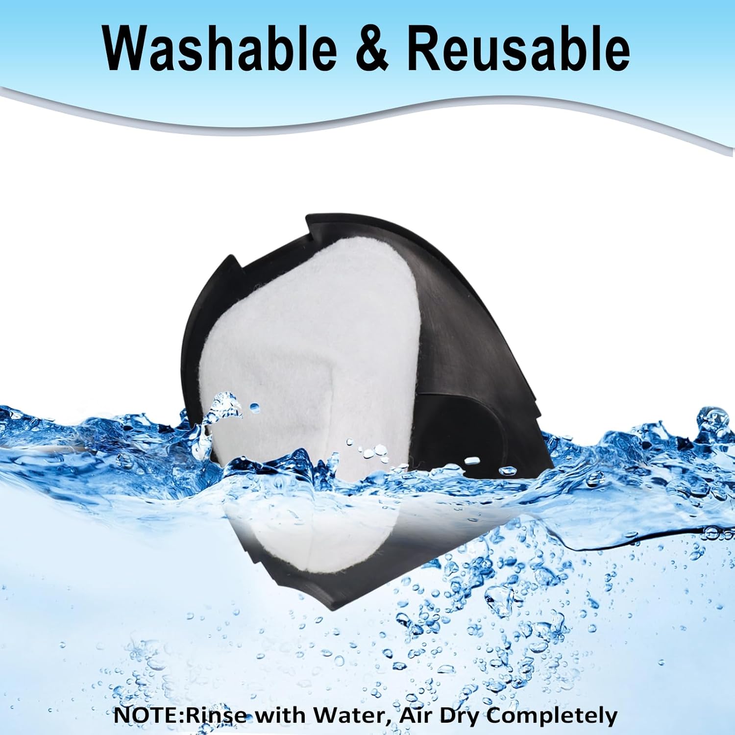DCF-11 Quick Up Washable Reusable Dust Cup Filters Compatible with Eureka 41A 61 70 71 61A 70A 70AX 71A 71AV 71B AG61A UK61A Z61A, Replace 39657 DCF-11 62558A (4 PC)