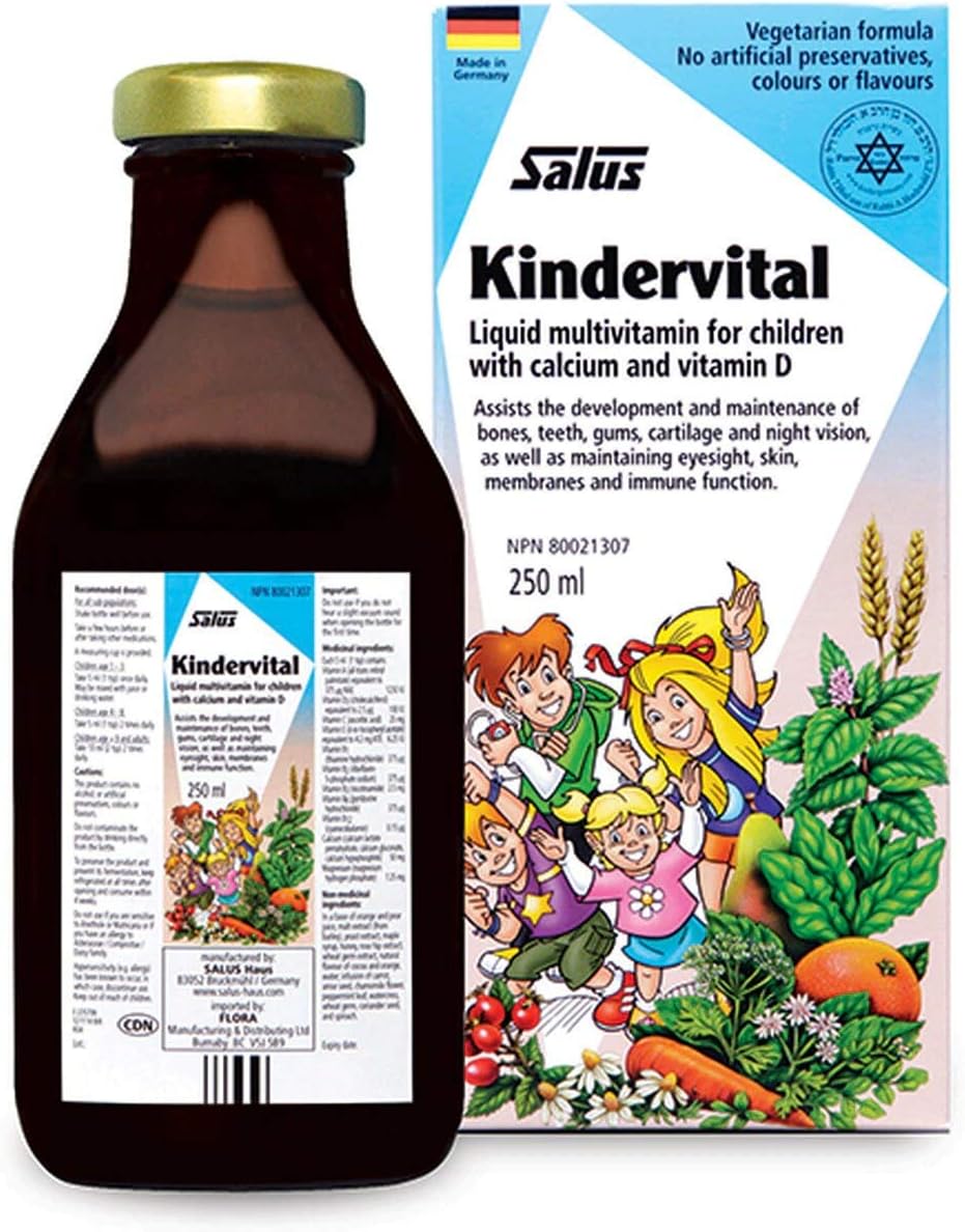 SALUS Kindervital Liquid Multivitamin for Kids (500ml) Children’’s