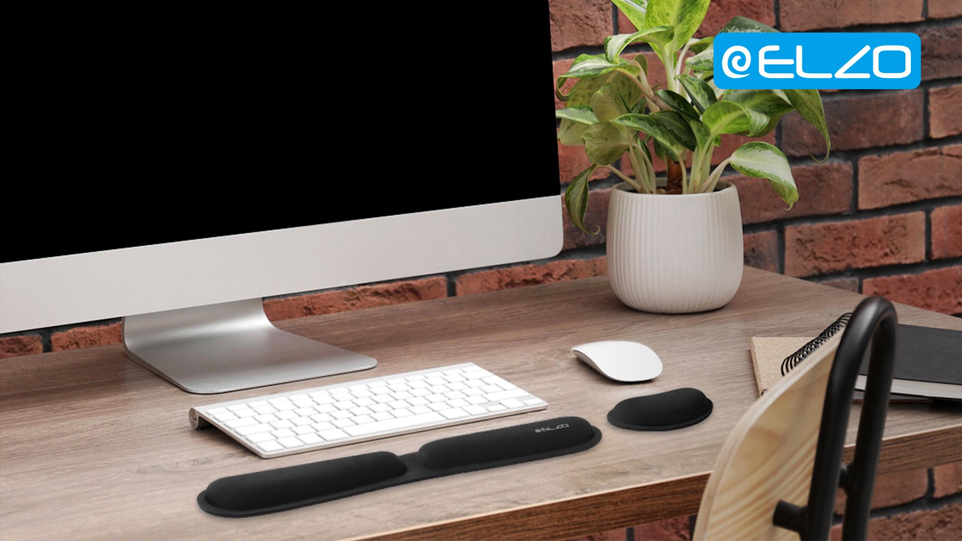 ELZO Repose-poignet Pour Clavier Avec Rembourrage En Mousse à - 4