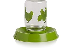 Lixit 64-Ounce Feeder or Waterer for Chickens and Wildlife