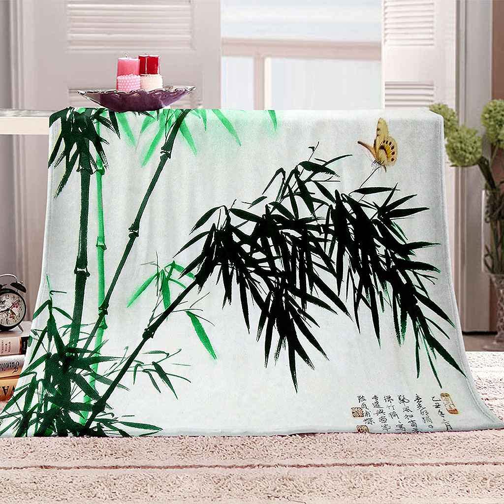 Couverture douce au toucher bambou pour créer un cocon chaleureux chez soi