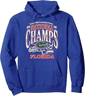Florida 2025 Men's Basketball National Champions NIL Pullover Hoodie