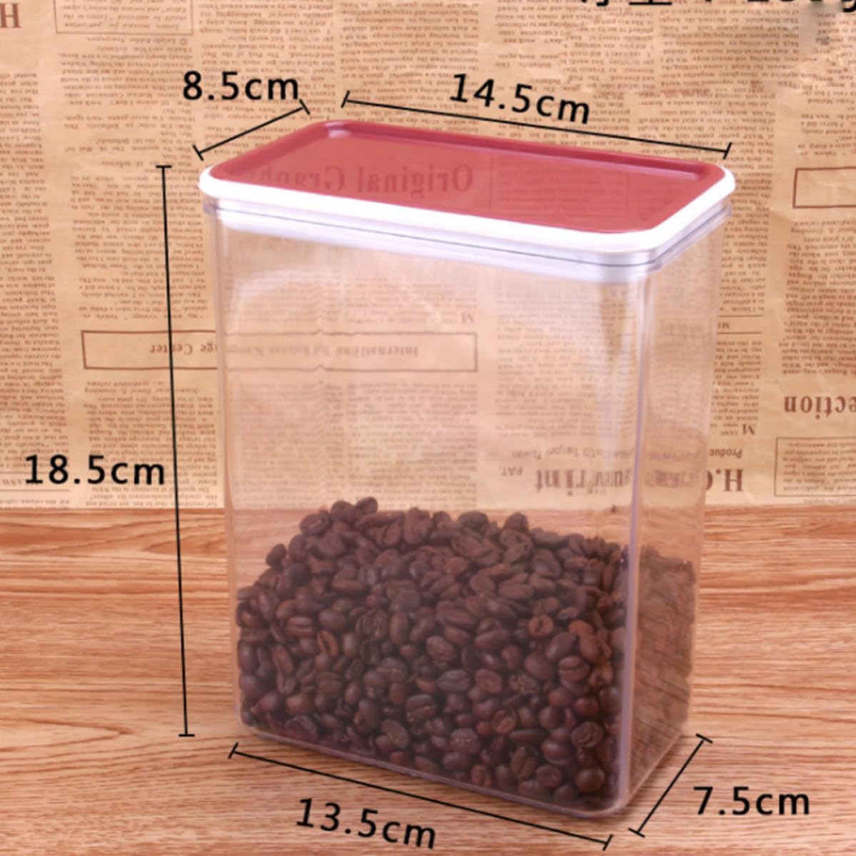 Large Airtight PC Dry Food Container for Cereal and Snacks Storage