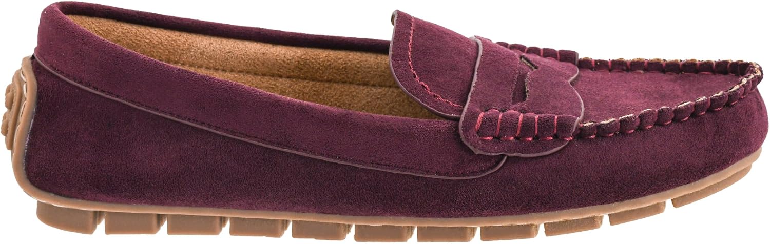 Corkys Footwear Women's Penny for Your Thoughts Moccasin Loafer – Classic Slip-On with Cushioned Insole, Handstitched Details, and Durable Rubber Outsole for All-Day Comfort