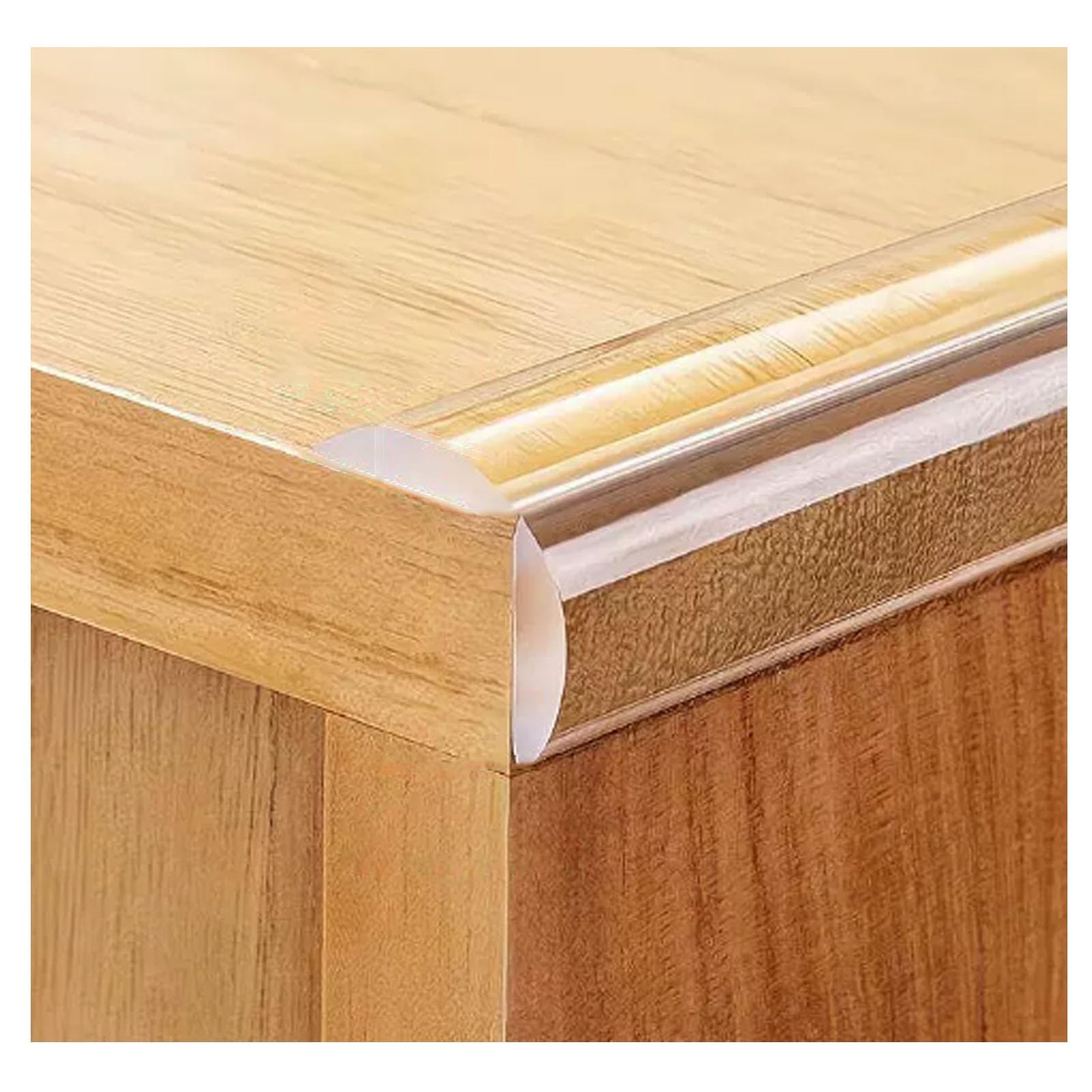 YPIOUREN Transparent Corner Protectors, Edge Guard, Self Adhesive Edge Padding, for Garage, Warehouse(2M/6.6FT)