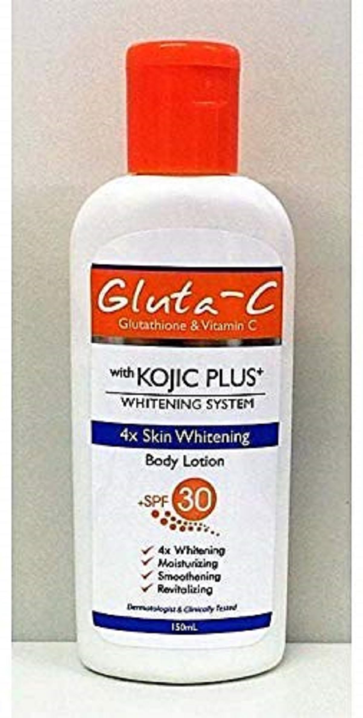 Gluta-C Glutathione and Vitamin C with Kojic Plus 4x Skin Whitening Body Lotions (150 ml)