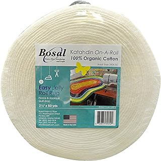 Bosal Katahdin On-A-Roll Organic Cotton Batting 2-1/4 inches by 50 Yards