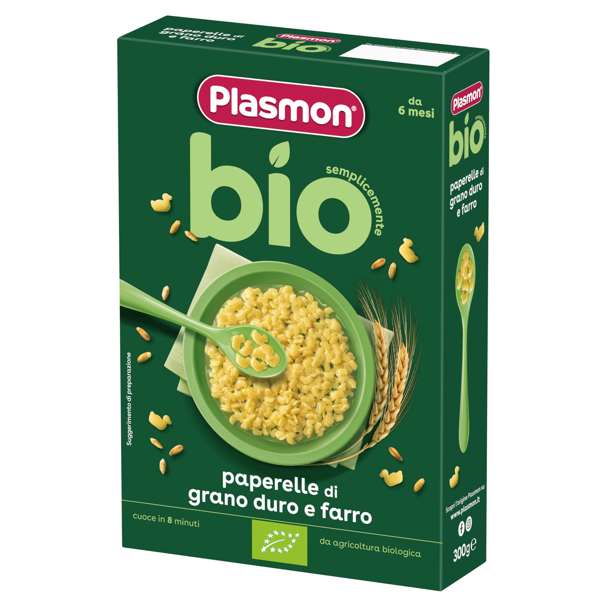 Plasmon BIO Pastina Paperelle 300g (12 Confezioni)