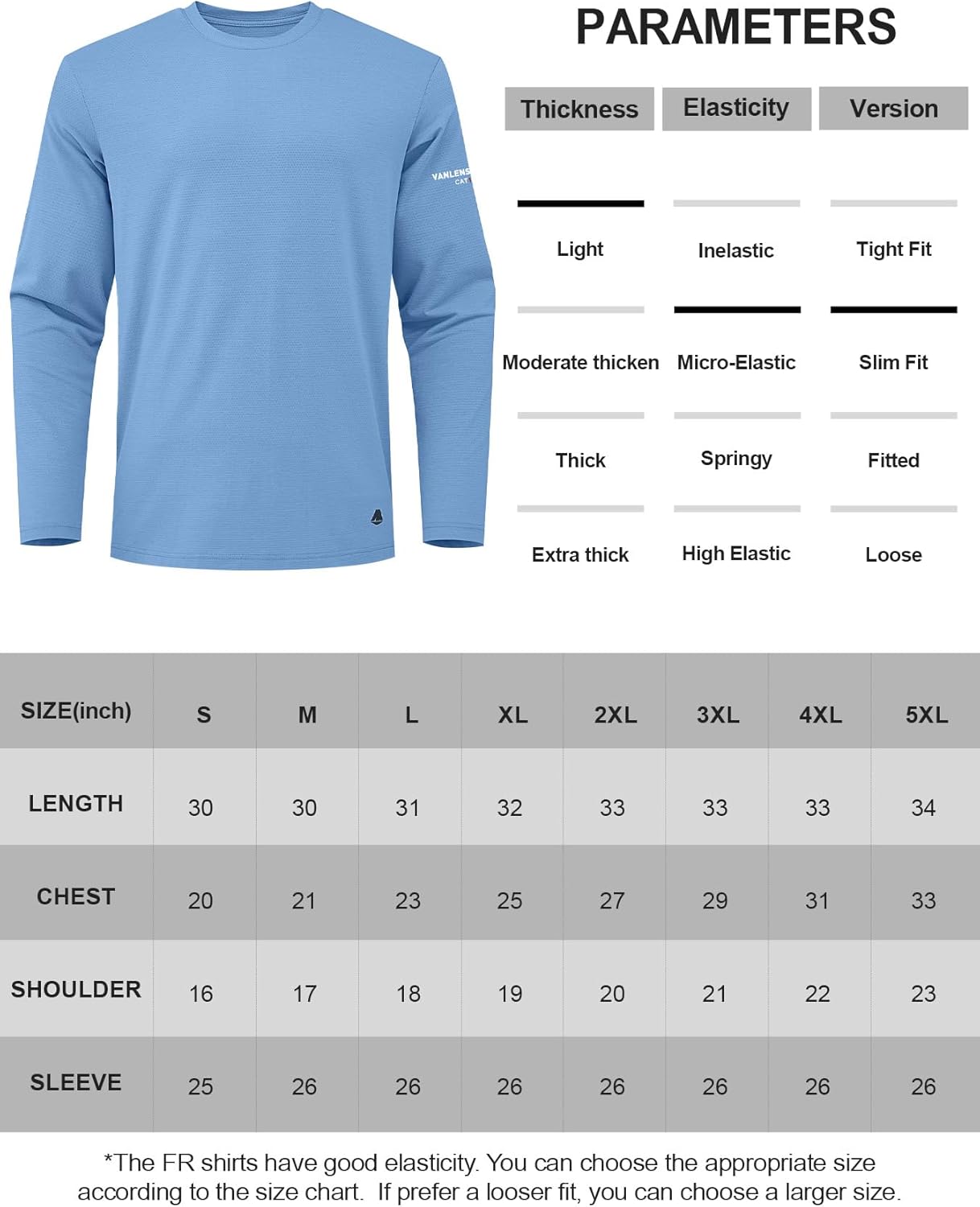 FR Shirts Flame Resistant Shirt 5.5OZ Modacrylic Permanently Flame-Retardant FR Baselayer for Men Light Weight CAT1 - Image 6